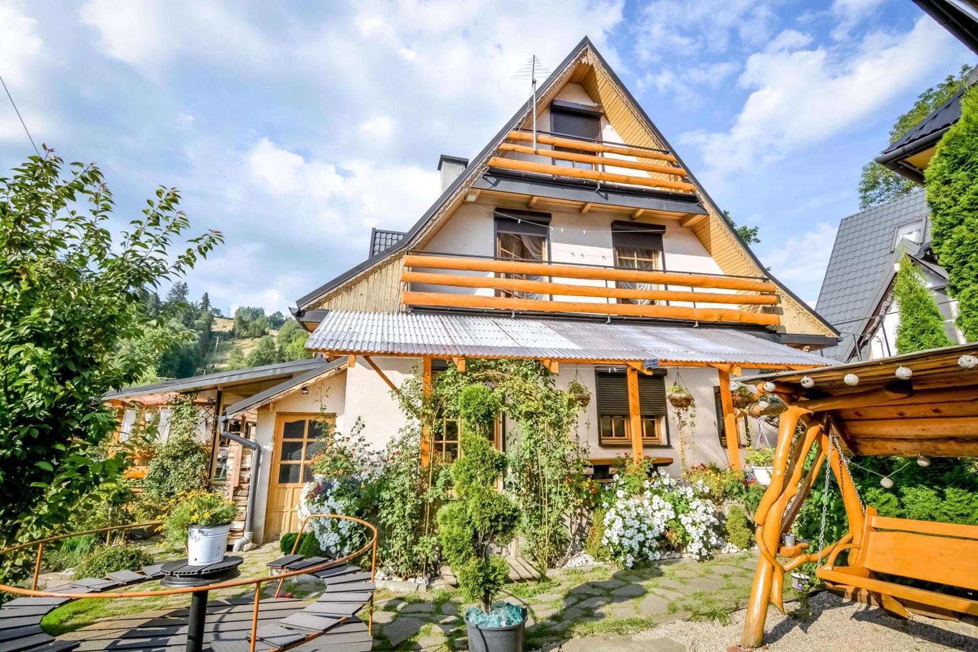 Ciukrowa Chatka Sauna & Jacuzzi Poronin Ngoại thất bức ảnh